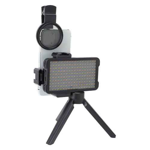 Tattoo Photo Fill Light, oplaadbare 180 LED Chips, Verstelbare Kleurtemperatuur en Helderheid Lamp voor Tattoo Artist Work Photography, Live Broadcast, ABS Materiaal