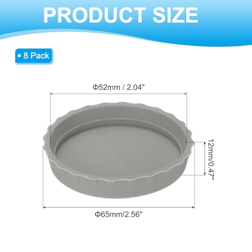 Silicone Soda Can Lids, Herbruikbare soda kan stoppen Beschermer voor bier drinken sap Drank, past standaard blikjes, grijs