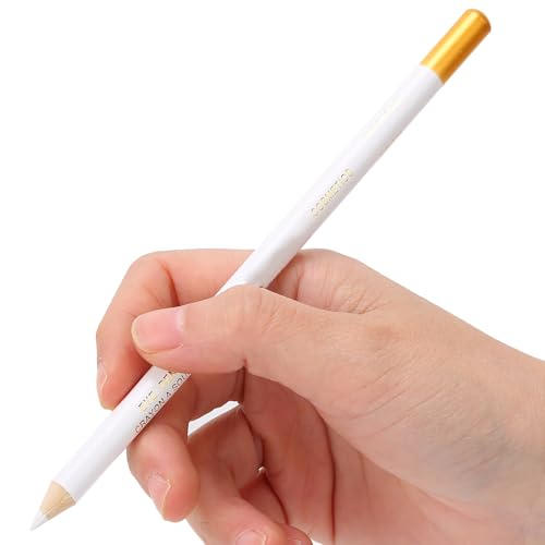 Kapper Pen, Baard Pen Filler, Clipper Tracer Grooming Potlood Barber Supplies, Tracing Tool / Guide voor Baard, Root Headset, Pointed Baard voor Styling en Baard Vormen, Wit