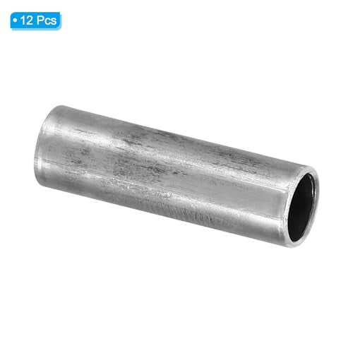 M6 Steel Standoffs, 12st Metaal Standoffs Staal 6mm ID x 8mm OD x 26mm L Carbon Staalspacer schroefspacer ronde voor 1/4" of M6 schroefbouten 3