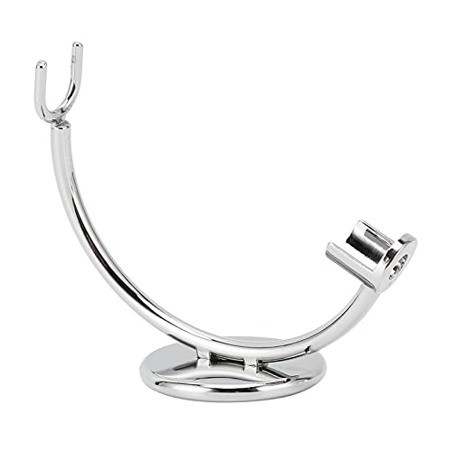Recht scheerstandaard, Stainless Steel Scheerstandaard, gebogen statief roestvrij staal en gepolijst staal te beschermen en droog scheermes, past op alle scheerapparaten van populaire Me 5