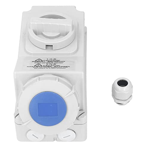 Waterdichte buiten Socket 32A IP67 3 Pin Industriële vergrendeling Switch Socket 220‐250V Voor buitengebruik