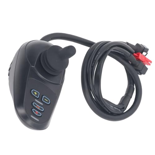 Rolstoel Joystick Brush Controller 50a Elektrische rolstoelstroomregelaar met 4 toetsen Joystick Control DC 24V voor elektrische rolstoelen Intelligente robots