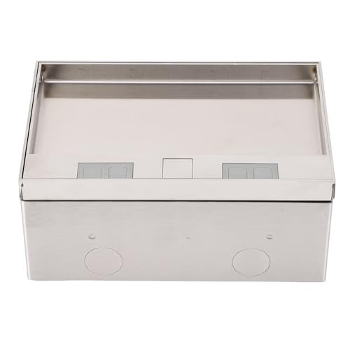 AC250V 4000W Verborgen Floor Socket Roestvrij stalen Socket Socket Inbouw Floor Socket EU Outlets Waterproof Flame Retardant Embedded Floor Socket 4