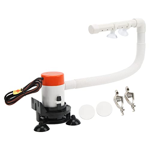 Bait Pump, 12V 350GPH Maximum Flow Boat Tank Vis Saver Aerator Portable Livewell Pump voor elke container