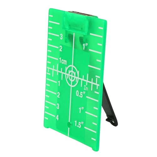 Magnetische doelplaat met Paw voor Laser Level Meter Cross Line Dubbele schaal voor het lezen (Green Target Board)