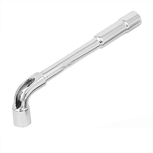 Tubular Socket moersleutel Dubbele moersleutel L Type Angled Elleboogsleutel voor thuis- en fabrieksgebruik (17mm)