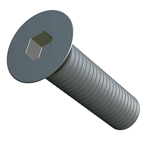 M5X20 Countersunk Allen Schroef, Roestvrij stalen Hex Machine Schroeven Flat Head Mount, 5mm Schroeven geschikt voor metaal, Bouw, Installatie, DIY (10 stuks)