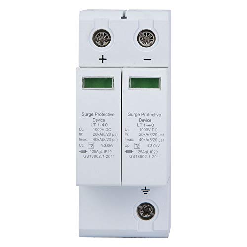 DC Solar Surge Protector 2P Surge Protector DC Fotovoltaïsche Lightning Protection Low Voltage Arester (2P40KA) 4