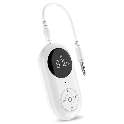 2 in 1 Bluetooth zender ontvanger FM zender ondersteunt AUX 3.5mm interface