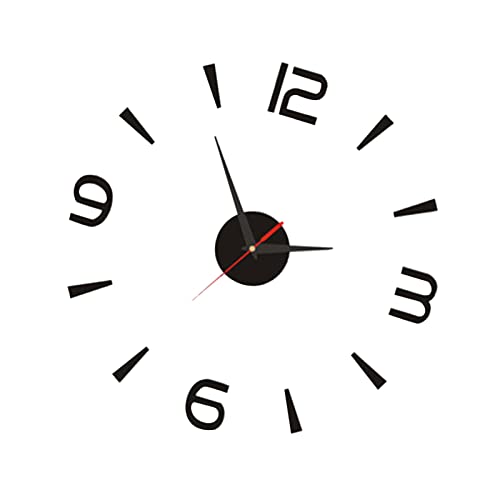 DIY Wandklok 40cm kleine moderne Eenvoudige Europese stijl stil acryl zonder doe-het-zelf 3D Wandklok 5