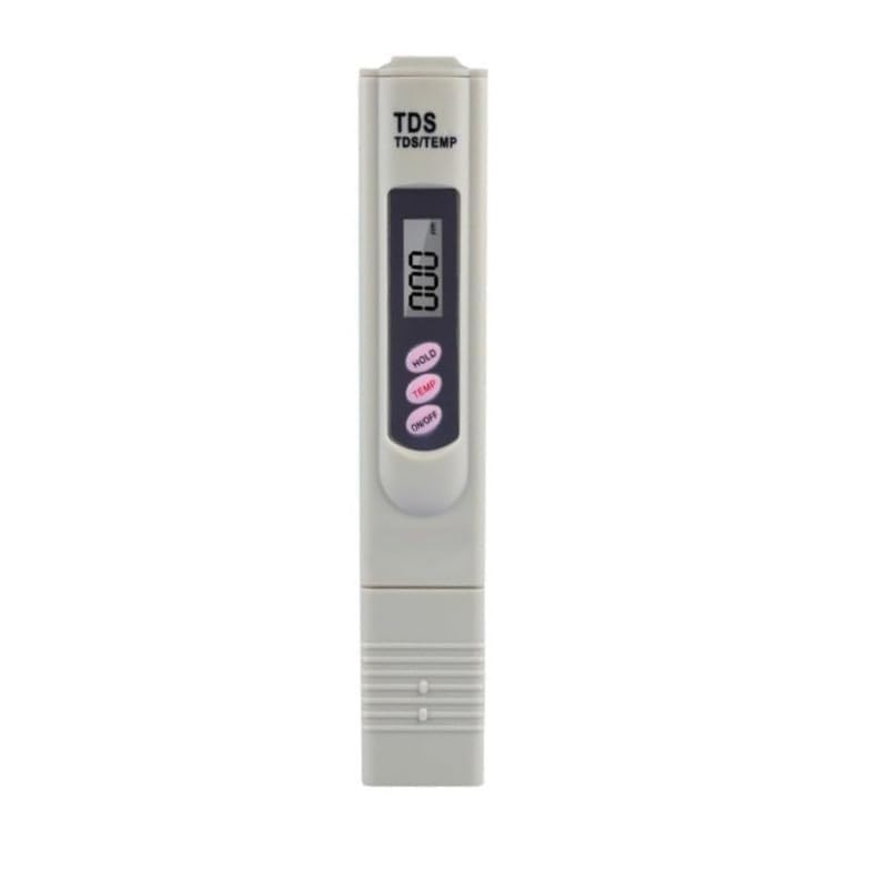 Waterkwaliteit Test TDS Meter, +/- 2% leesnauwkeurigheid, TDS/Temp 2-in-1 watertesters, voor huishoudelijk drinkwater, zwembad, hydrocultuur, aquarium