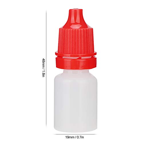 Oogdruppels Fles, 50 stuks 5ml Oogdruppel Flesje kleine druppel fles draagbare lege oogdruppels flessen voor vloeibare druppels (1#)