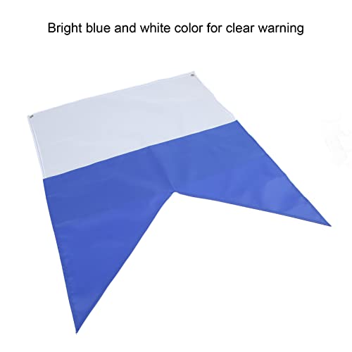 Polyester Diver Down Vlag Blauw Witte Duik Vlaggen, Polyester Diver Down Vlag voor Snorkelen Onderwater Activiteiten Vlaggen 4
