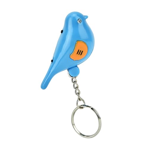Key Finder geactiveerd door Whistle Tone met LED-licht, sleutelhanger met alarm, stemdetector voor autosleutels en meer, blauw