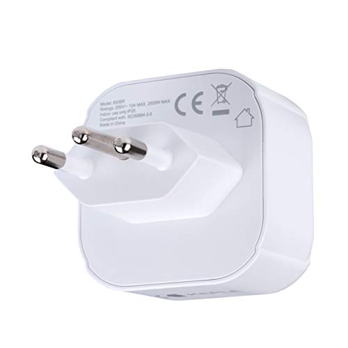 Brazilië/Zuid-Afrika African SA Adapter Plug Travel Type N voor EU Europa European Type C E F Socket Adapter voor Spanje Frankrijk Italië IT Duitsland Denemarken Griekenland Turkije International 3 Pin