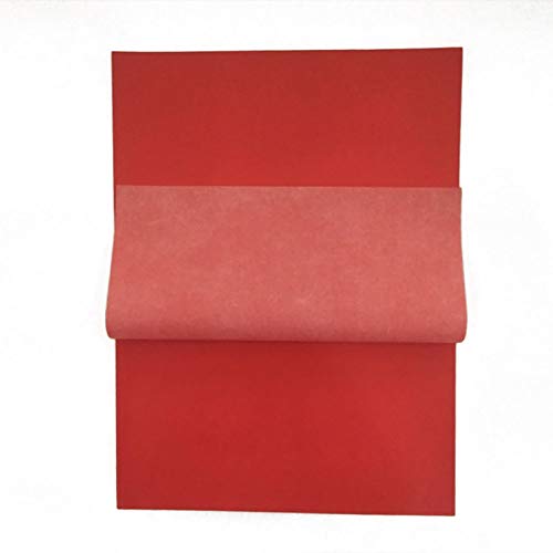 100 vellen rood koolstoftransferpapier voor kopieerpapier