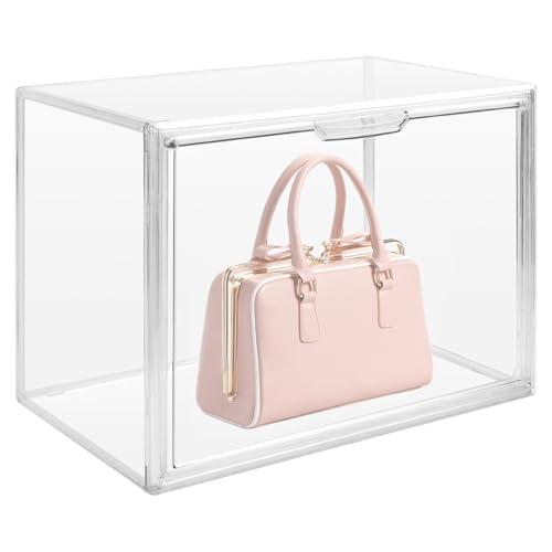 Acrylic Makeup Organizer Opbergdozen Transparante Lade Organisator 36 x 22 x 27 cm Gesloten Cosmetic Organizer Plastic Groot voor Handtassen, Boeken, Speelgoed