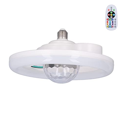 LED Music Light, LED Muzieklicht met Dual Speaker, 36W 50/60HZ RGB + Wit licht draadloos, Dicht bij Plafond lichtbevestigingen 3