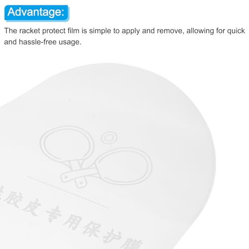 Tafeltennisracket, Rubber Beschermfolie, Verpakking van 10 Zelf-Adhesive Ping Pong Paddle, Beschermende Film Accessoires, Transparant 4