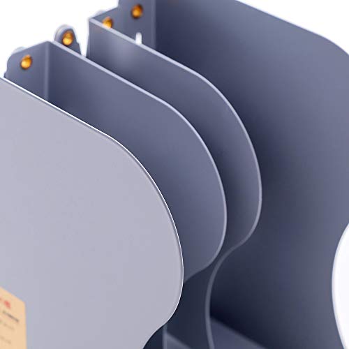 Heavy Duty Bookends, 1st Metal Bookends Verstelbaar Uitbreidbaar Boekenboek Ends Expanding Desk Organizer voor Home Office School Bibliotheek (15 * 10 * 19cm zwart) 4