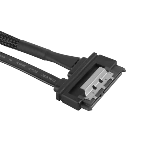SATA7+15P Man tot vrouw Extension Kabel SATA Power Extension Kabel en geïntegreerde datakabel Man tot vrouw met Splitter Extension Accessoires (30cm) 4