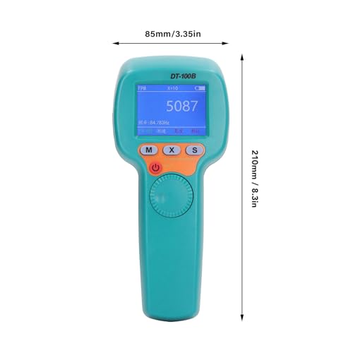 Digitale LED Strobe Hz snelheidstester 1500LX 60 tot 999999 RPM Snelheidsmeter 7.4V digitale handheld Strobe DT100B Oplaadbare LED Flash Strobe Tachometer 4