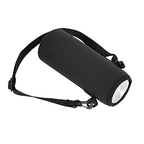 Flessenhoes Flessendrager Neopreen Buiten 1000ml Waterfles Geïsoleerde Hoes Neopreen draagtas zak met riem blauw 5