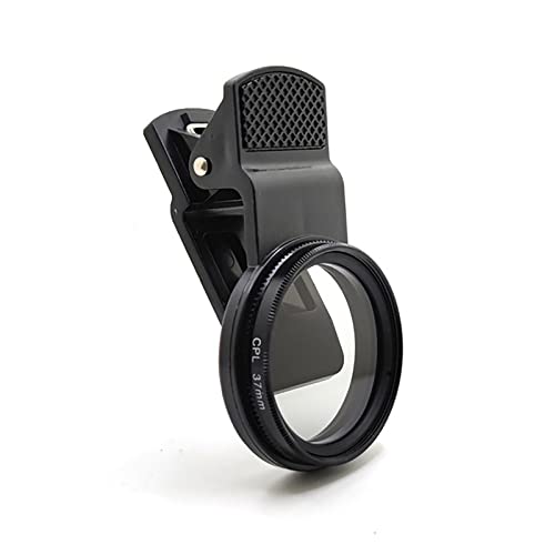 37mm CPL Polariserende lensfilter Portable Polarizer Camera Lens CPL Mobiele telefoon Polarizer Universele klem op Circular Polarizer Filter voor Reflect Light