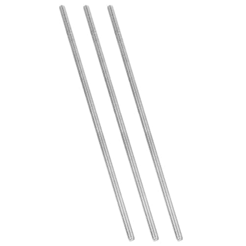 1/4"-20 UNC Integraal draadstaaf, roestvrij staal, 304, 3 st lang, 25 cm lang draad, rechter draad, alle pennen, draadstaaf voor Ankerbouten, U Bolts