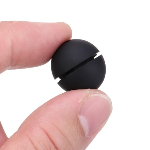 Tennis Vibratie Damper 0,7 Inch, 2 Pack Siliconen Tennis Racket Shock Absorber Racket String Damping voor Tennis Racket Black 3