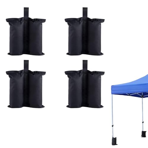 4 Piece Set zakken voor industriële gewichten Marquee Gewichten Instant Shelter Leg Canopy Gewichten voor Paviljoens Garden Tent Receptie Tent (Sand non Incluso)
