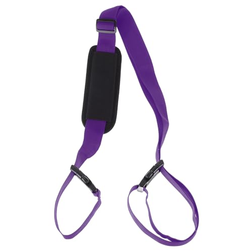 Carry Beach stoel riemen, verstelbare strand stoel riemen schouder riemen dragen riemen voor opvouwbare stoel rugzak, paars