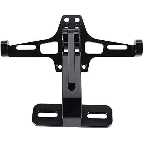 Verstelbare aluminium motorfiets kenteken houder houder cnc frame met led licht verstelbaar voor R25 R3 MT03 MSX 5