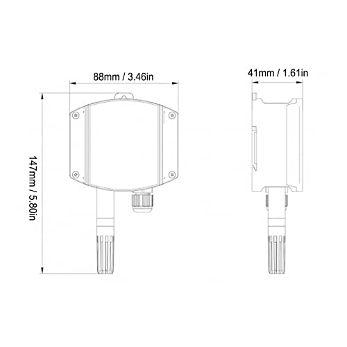 Draadloze temperatuur en vochtigheid sensor hoge precisie vochtigheid en temperatuur zender thermometer Hygrometer digitale interne externe DC 0-10V 4