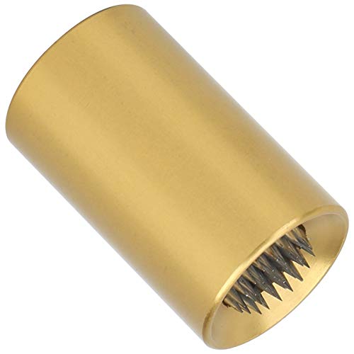 Tip Shaper, Pool Shaper Pool Tip Shaper 30x18mm 2 in 1 Aluminium Biljartkeu Tip Shaper Pooltafel Stick End Scuffer Tool voor Het Malen van de Biljartkeu Tip (YELLOW)