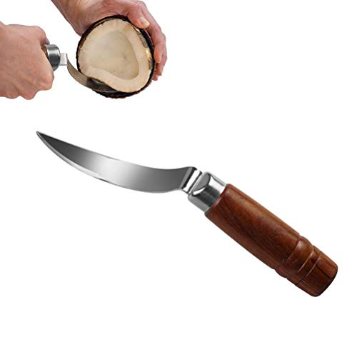 Weesey Roestvrij staal Kokosnoot Opener mes Shell Opener Fruit Plantaardige Vlees Extractor Keuken Gereedschap
