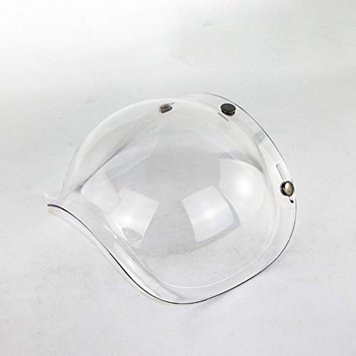 Yorimi Motorfiets Helm, Open Gezicht Helm Visor Motorfiets Helm Bubble Visor Bubble Shield Motorfiets Helmen Accessoires