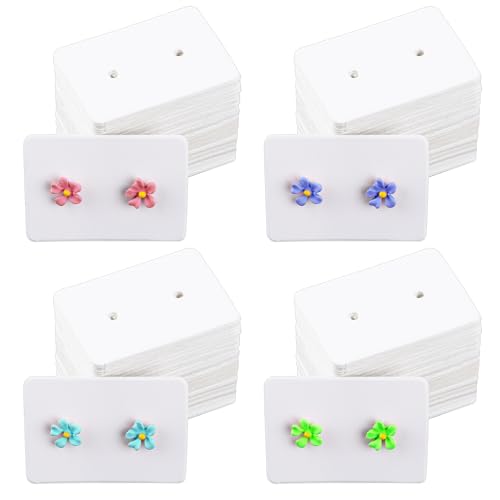 Set van 200 oorbellen, Sieraden Stand, Kaarten, Armband, Kaart Stand, Oorbellenhouder, Sieraden Stand, 3,5 x 2,5 cm