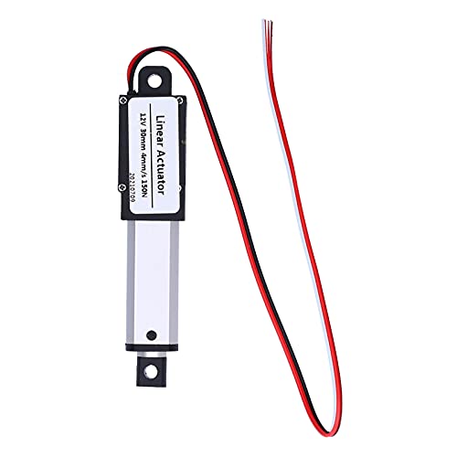 Elektrische Lineaire Actuator Mini Elektrische Lineaire Beweging Actuatoren 30mm Stroke DC 12V Waterdichte Lineaire Actuator Korte Circuit(Stroke 30mm-4mm/s-150N)