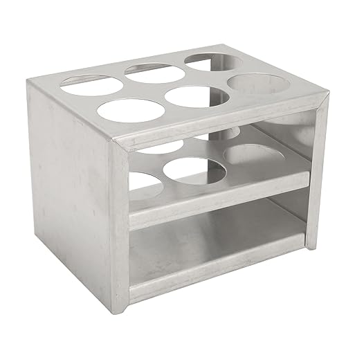 Testbuishouder, Multifunctionele 3 lagen metalen testbuishouder met 6 gaten, hoge stabiliteit voor onderwijs 3