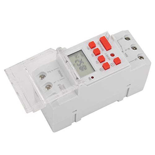 DC 24V 30A Weekly 12/24 Hours Timer Switch LCD On Off Control Programmable Time Relay 5