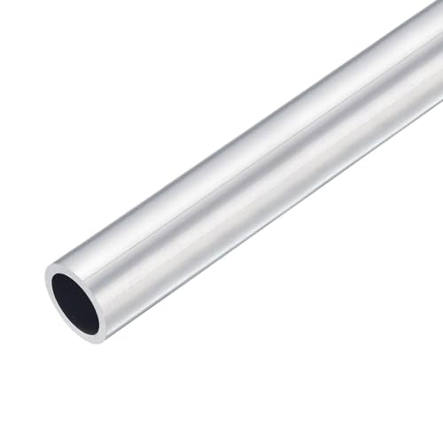 1Pc 6063 Aluminium Ronde Tube, 26mm OD 20mm ID 300mm Lengte Naadloos Aluminium Straight Tube Pipe Tubing voor Industrie DIY Projecten