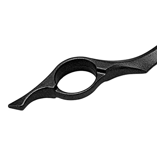 Professional Hair Styling Thinner Texturizing Cutting Feather Hair Styling Hair Thinning Comb Hair Texturizing Cutting Comb for Salon Home Use(Zwart) 4