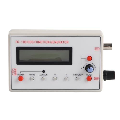 FG‐100 DDS-functiegenerator, sinusfrequentie, 1 Hz - 500 KHz, teller, signaalbron, Generator, tester, Oscilloscoop laboratorium, accessoires, programmeerbare signaalgenerator, teller, standaard 3