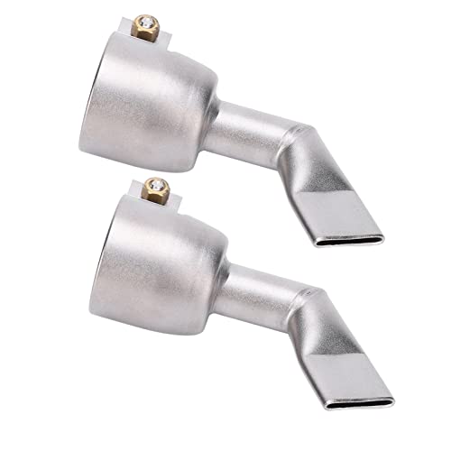 Lassen pistool Nozzle 120 TPO dak gereedschap Roestvrij staal 2 stukken lassen pistool Nozzle Flat 120 graden roestvrij staal Hot Air Plastic Lassen zaklamp Accessoires 5