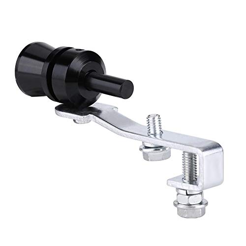 Auto Turbo Whistle, Turbo Sound Simulator Whistle, Auto Turbo Sound Uitlaat Whistle Car Blow-off Valve Simulator(M-Black)