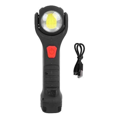 Draaibare zaklamp ABS Plastic USB Opladen Sterke Licht Verlichting 360°Rotation Ingebouwde Magneet Design