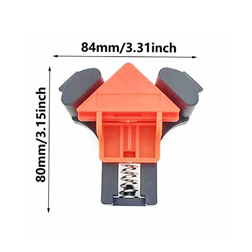 4st Houten Hoek Klemmen voor Houtwerk - 90 graden Hoek Houten Klem Hoek Klem Klem Klem voor het maken van kabinetten Meubels Reparatie Aansluiting DIY Handgereedschap Lasbak