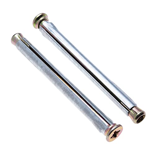 10mm x 112mm metalen frameanker, betonnen ankerplug bevestiging Pozi Schroef met metalen uitbreiding Wandplug voor installatie van metalen, kunststof, houten ramen en deuren (10 st.)